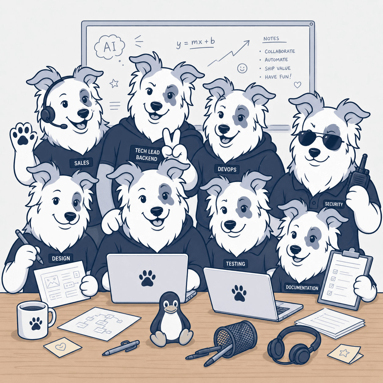 Agentes Border Collies da CodeCollie